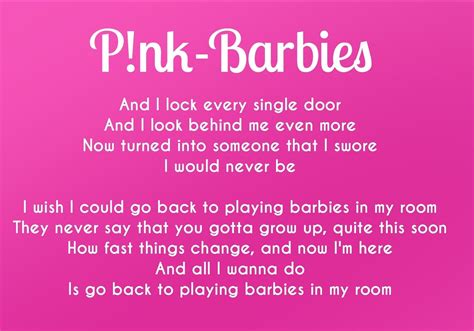 best pink lyrics